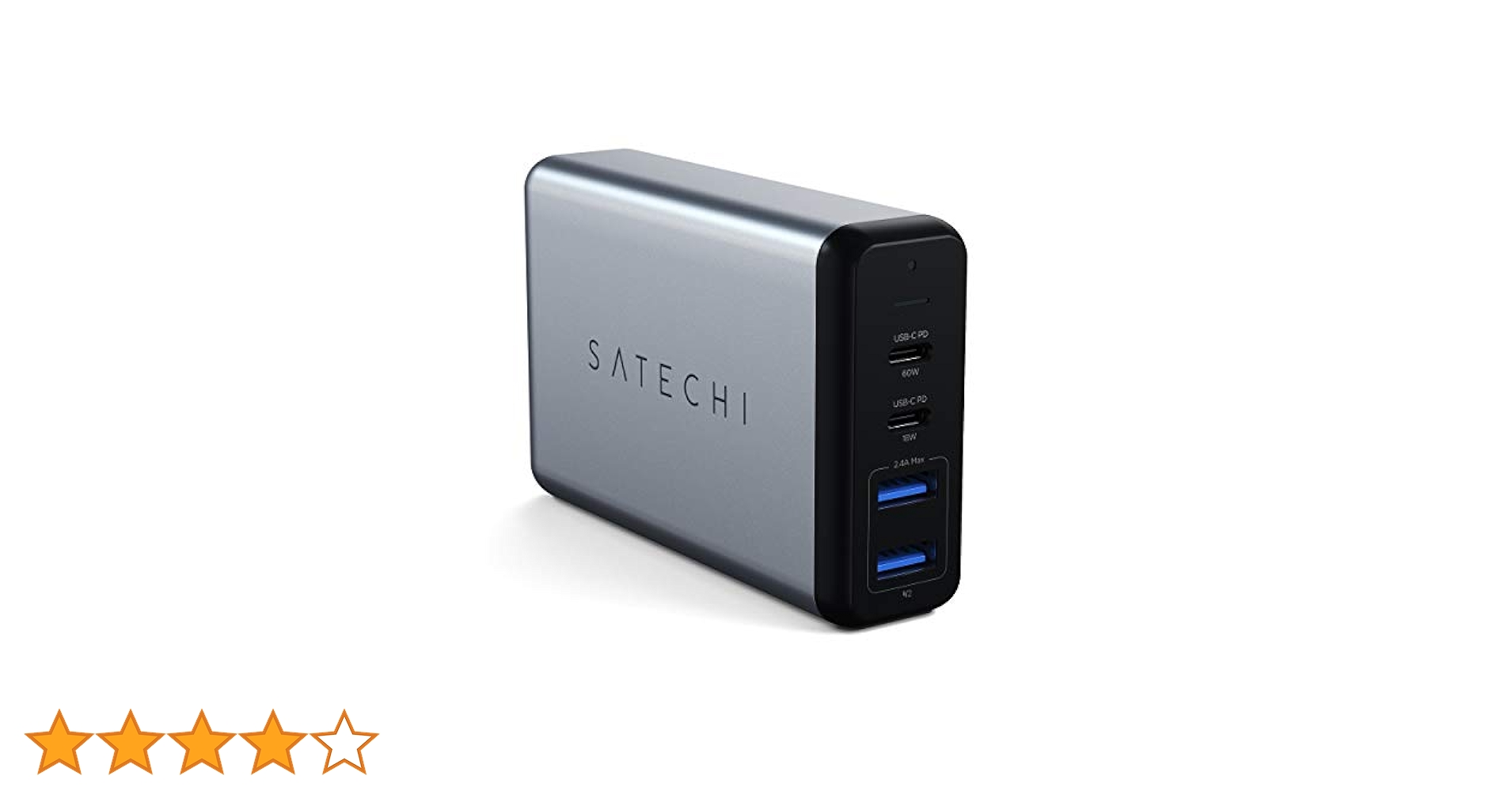 Amazon | Satechi 75W デュアル Type-C PD トラベルチャージャー